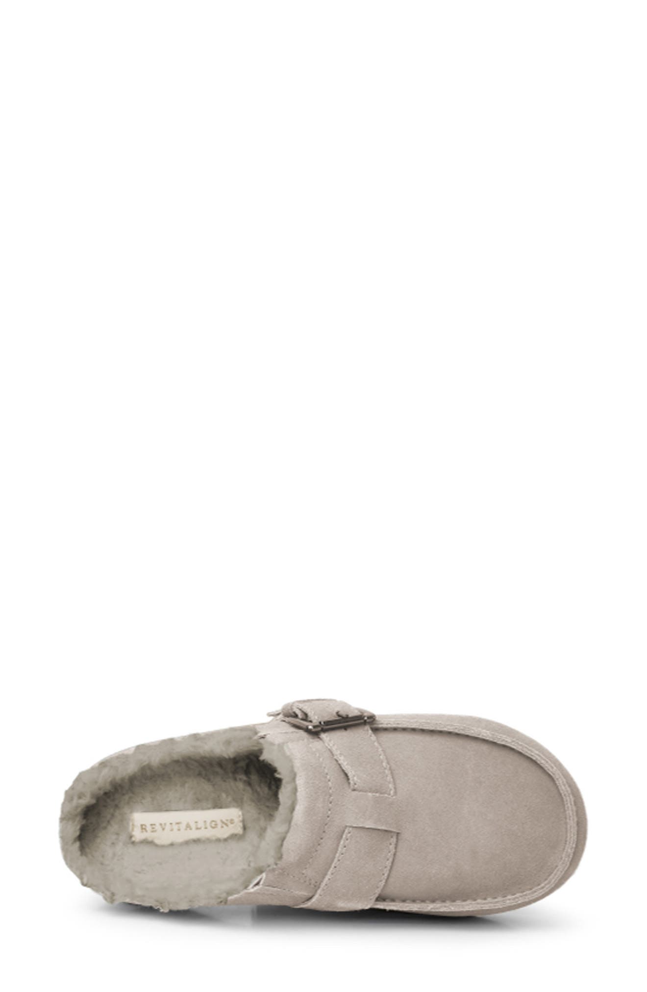 Siesta Faux Fur Lined Clog, Alternate, color, GHOST GREY
