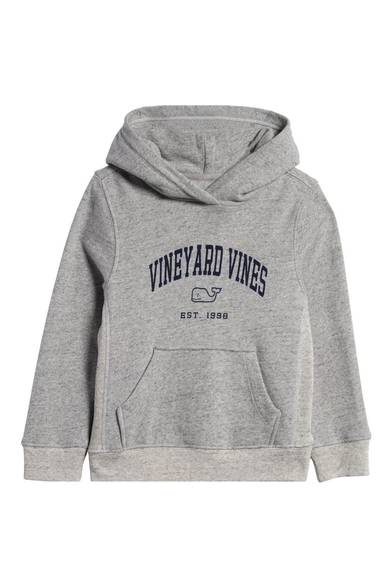 Kids' Logo Graphic Hoodie, Main, color, GRANITE HEATHER