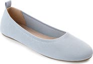 Journee Collection Jersie Knit Ballet Flat - Wide Width