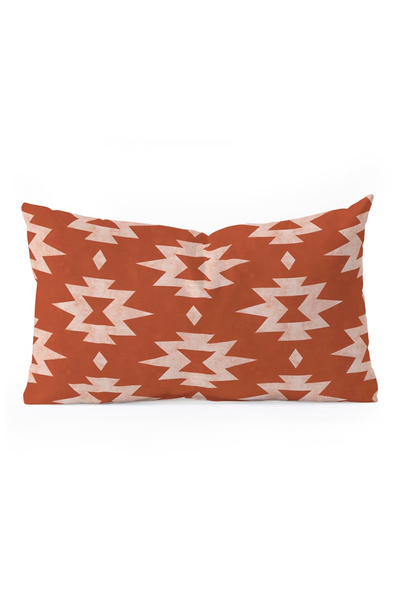Southwest Star Lumbar Throw Pillow, Main, color, ORANGE