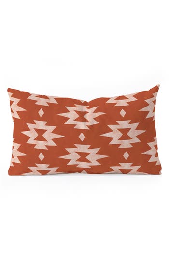 Deny Designs Southwest Star Lumbar Throw Pillow In Orange