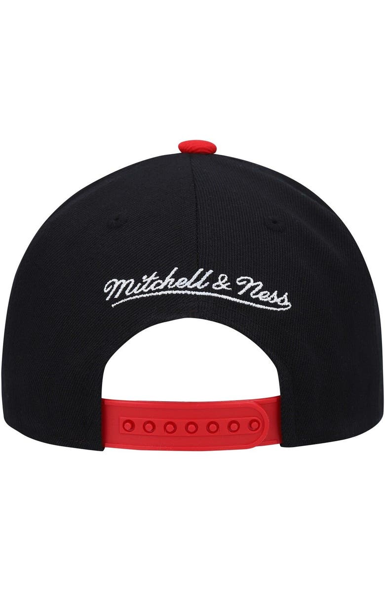 Mitchell & Ness Youth Mitchell & Ness Black/Red UNLV Rebels Logo Bill Snapback Hat, Alternate, color, 