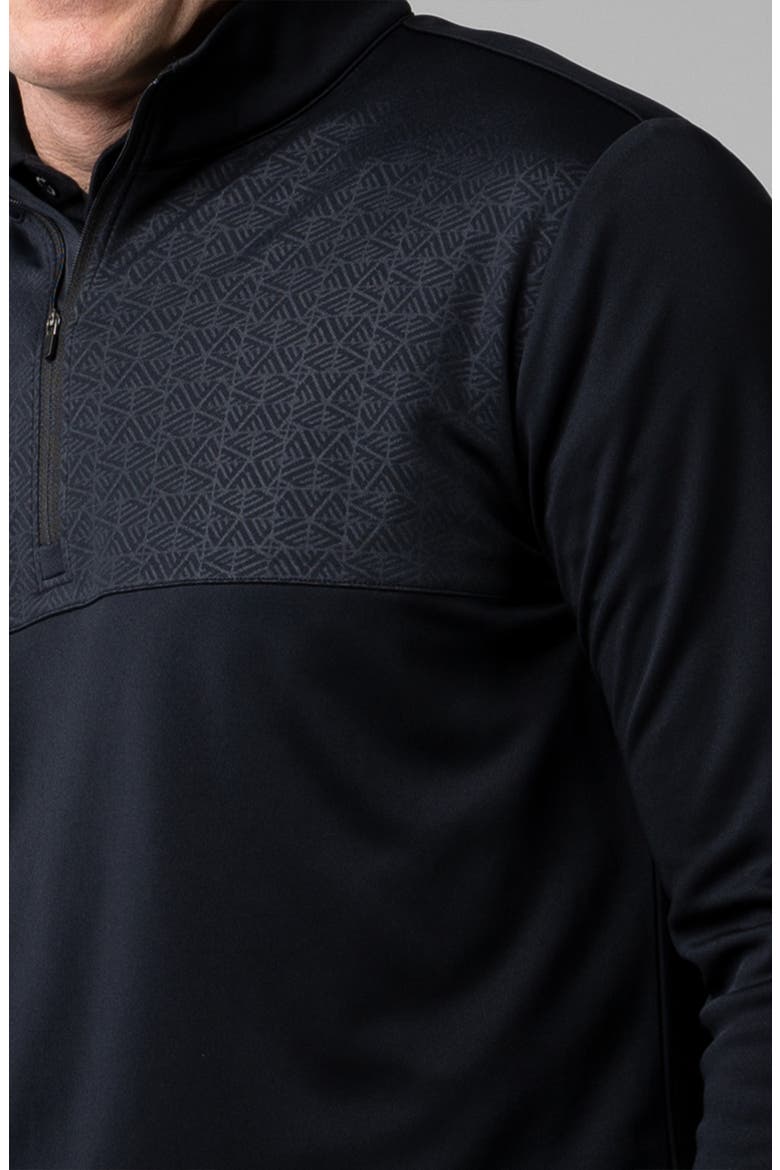 Quarter Zip Pullover, Alternate, color, BLACK