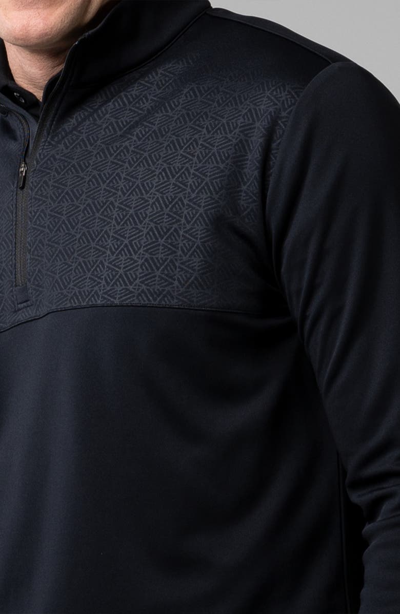 LEVELWEAR Quarter Zip Pullover, Alternate, color, Black