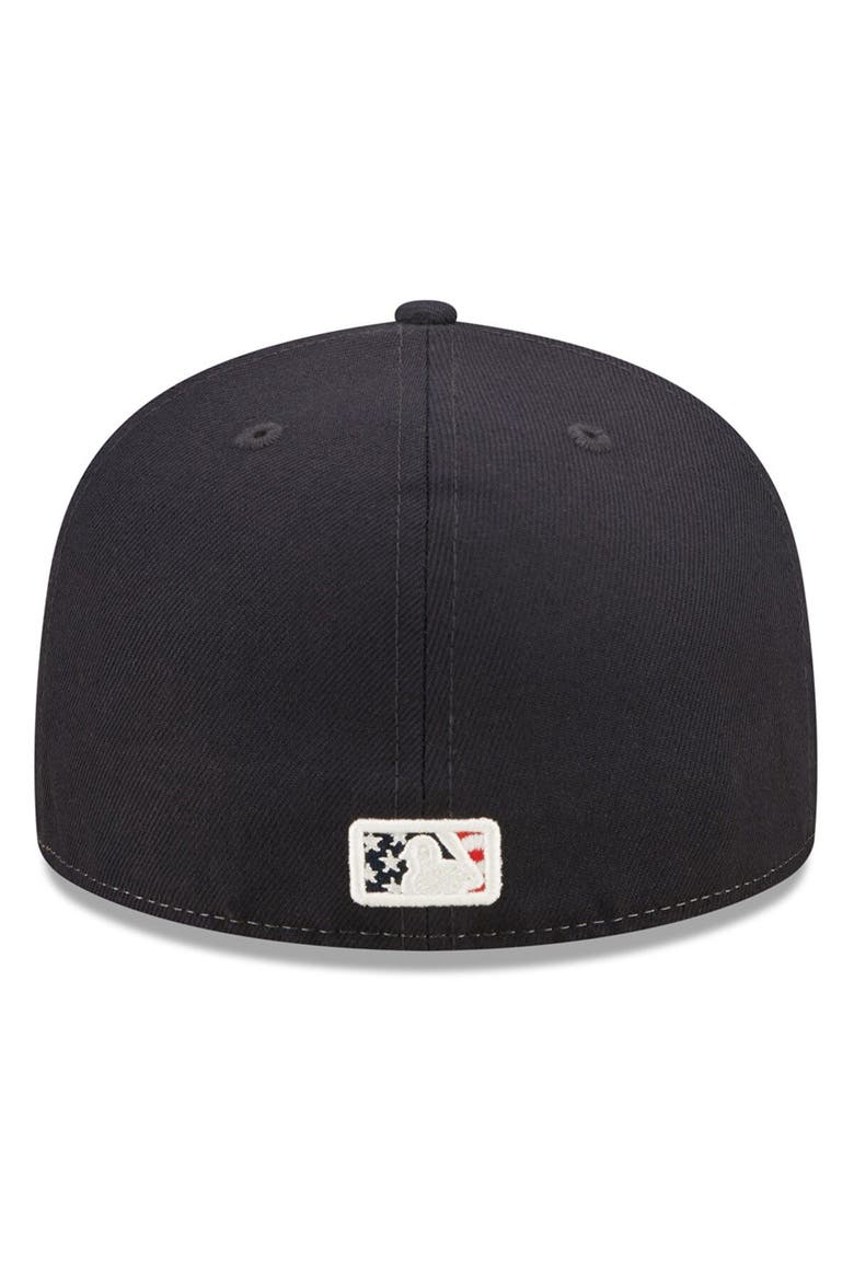 Men's New Era Navy Los Angeles Dodgers 2022 4th of July On-Field 59FIFTY Fitted Hat, Alternate, color, Navy