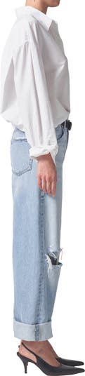 Ayla Ripped High Waist Baggy Wide Leg Jeans