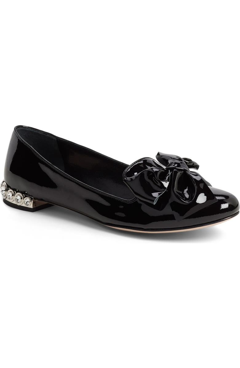 Miu Miu Bow Flat, Main, color,