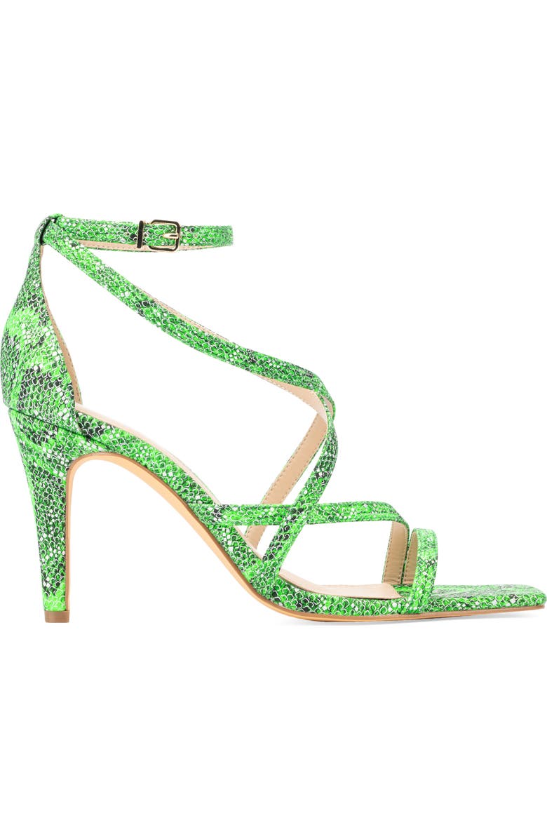 Fashion to Figure Stella Heeled Sandal - Wide Width, Alternate, color, Green