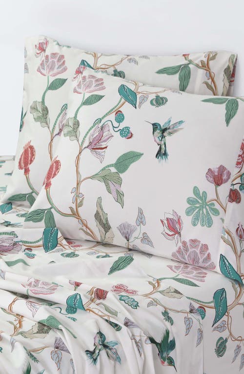 Azores Home 300 Thread Count Organic Cotton Sheet Set In Multi