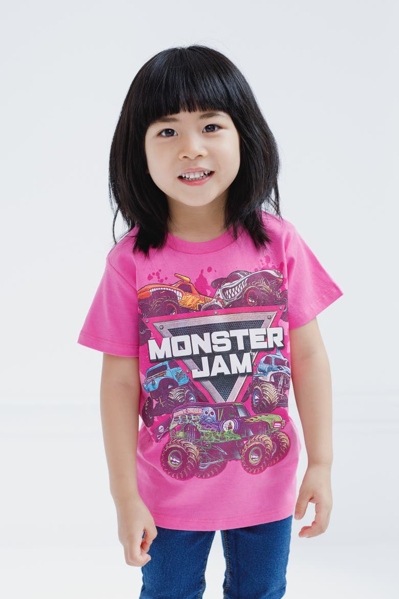 2-Pack Short Sleeve T-Shirts, Alternate, color, Pink Heather Gray