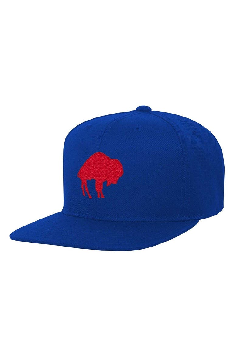 Mitchell & Ness Youth Mitchell & Ness Royal Buffalo Bills Gridiron Classics Ground Snapback Hat, Main, color, Royal