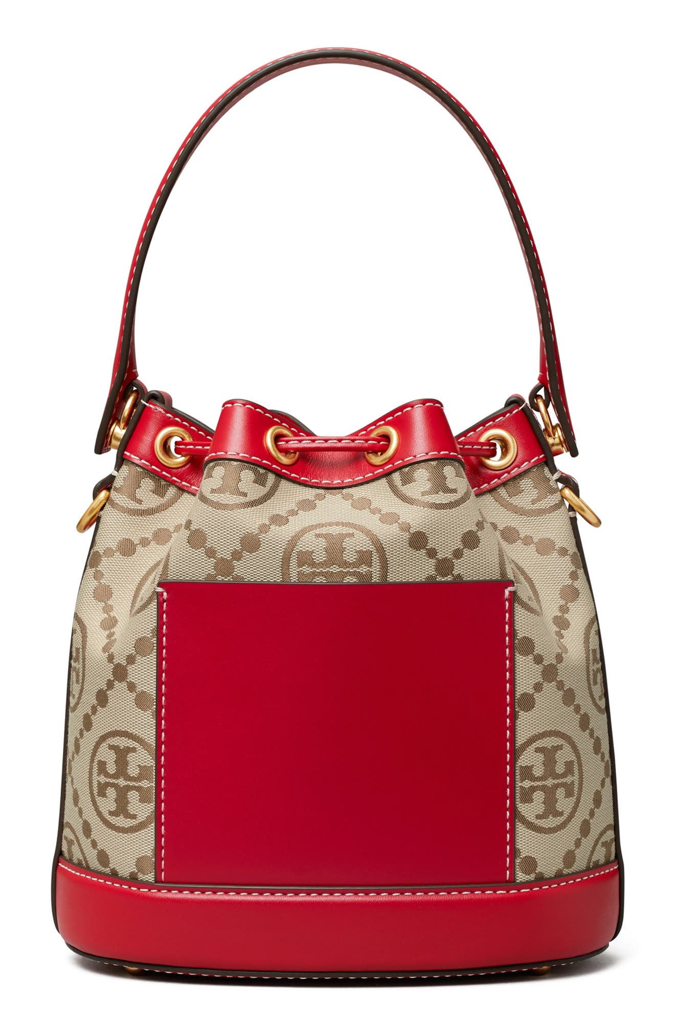 Tory Burch T Monogram Jacquard Bucket Bag, Alternate, color, 