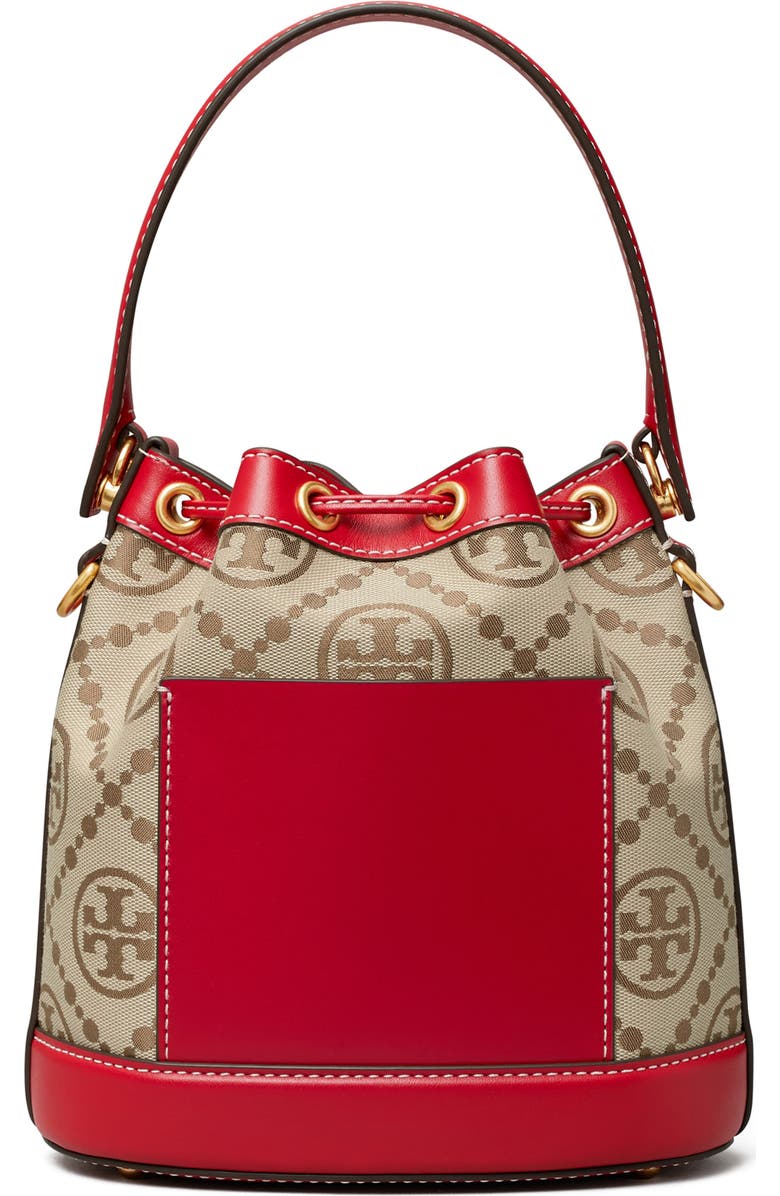 Tory Burch T Monogram Jacquard Bucket Bag, Alternate, color,
