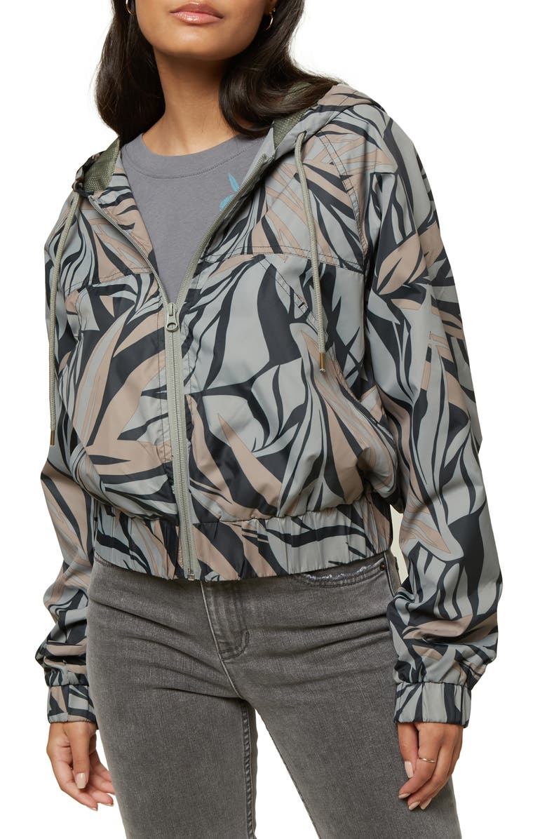 O'Neill Lunan Water Resistant Hooded Jacket, Main, color, 