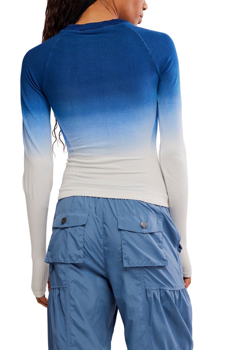 FP Movement Take Flight Layer Top, Alternate, color, DEEP BLUE FADED COMB