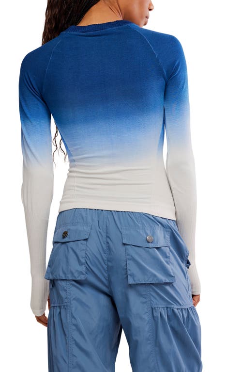 Free People Take Flight Layer Top In Blue
