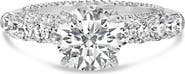 Haus of Brilliance 14K White Gold 3 1/5 Cttw Lab Grown Diamond Vintage Style Engagement Ring