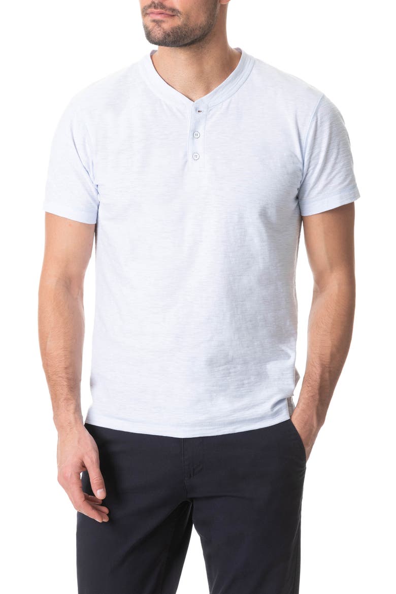 Lookout Microstripe Henley, Main, color, MIST