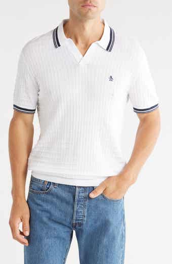 Original Penguin Cotton Grid Knit Polo