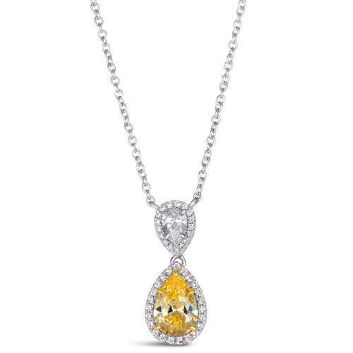 Anna Zuckerman Elizabeth 26 Canary Yellow Crystalline Necklace In Canary Yellow Crystalline