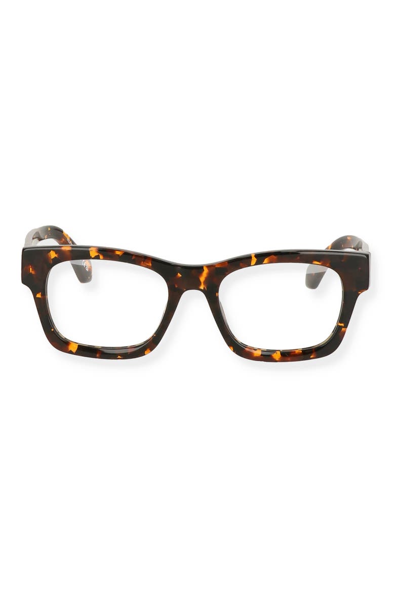 Havana 52mm Square Optical Frames, Main, color, HAVANA