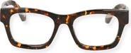 Off-White Havana 52mm Square Optical Frames