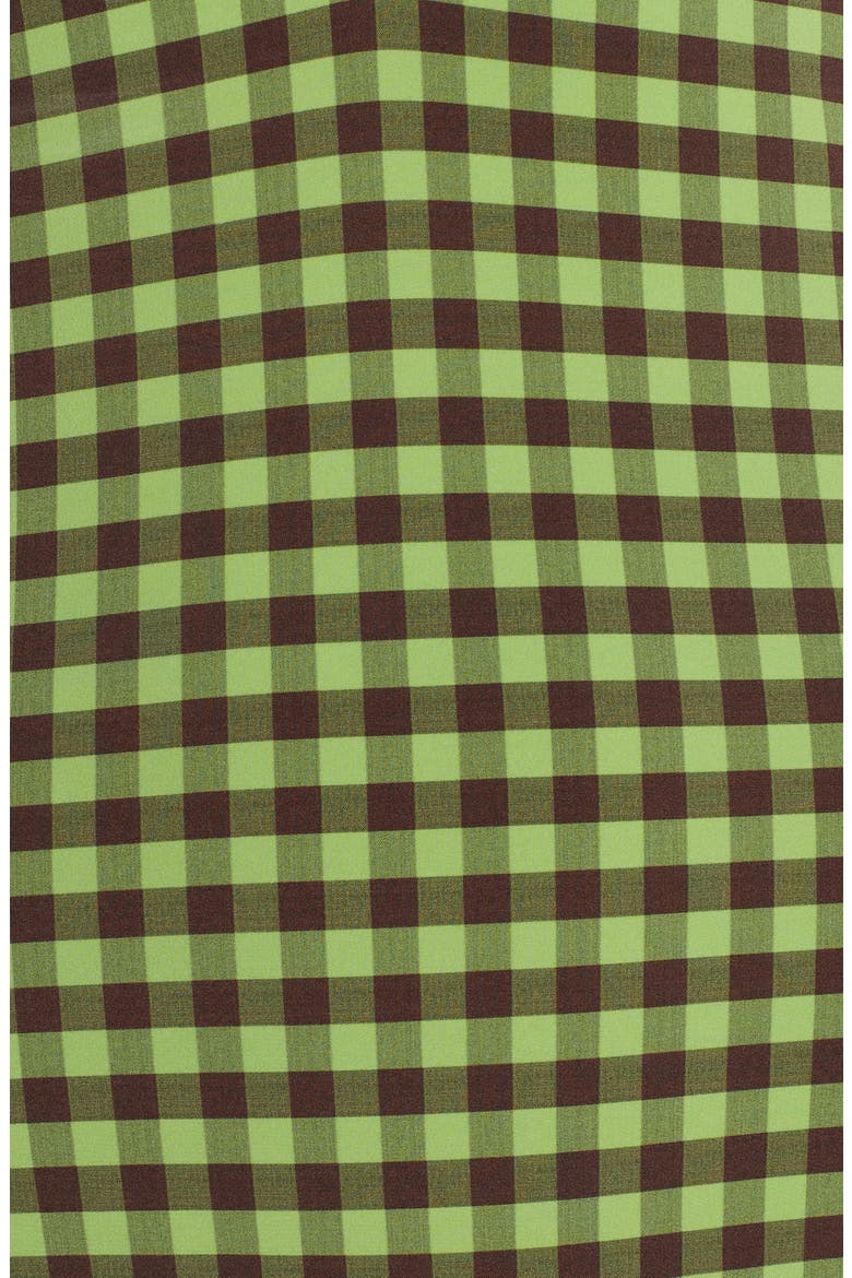 Gingham One-Piece Swimsuit, Alternate, color, F1AKZ PINE