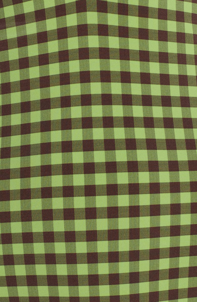 Fendi Gingham One-Piece Swimsuit, Alternate, color, 