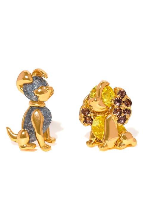 Disney Lady & The Tramp Stud Earrings Set