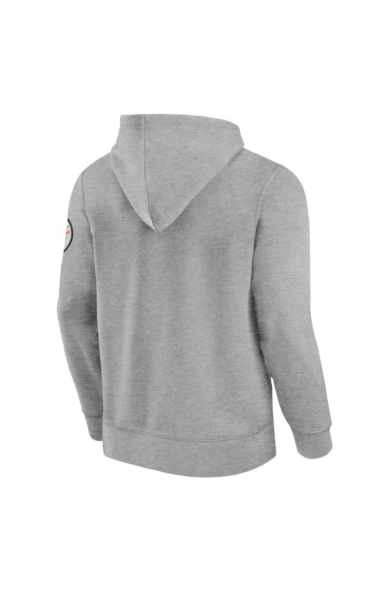 FANATICS Men's Fanatics  Black Cincinnati Bengals Label Maker Pullover Hoodie, Alternate, color, Gray