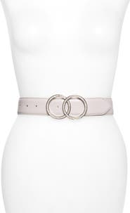 Halogen® Marbleized Rings Buckle Belt