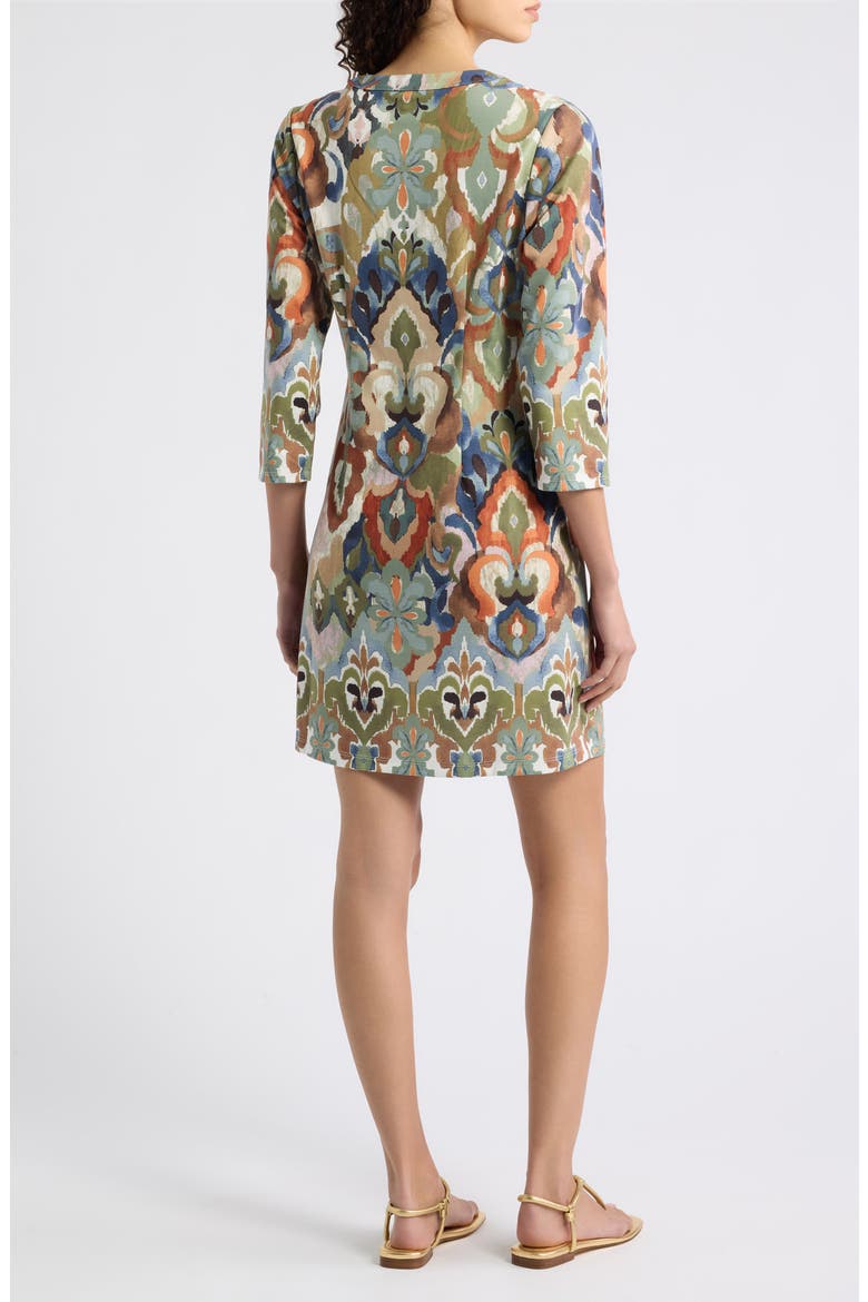 Darcy Ikat Dress, Alternate, color, COCONUT
