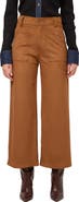 FIFTEEN TWENTY Rylee Faux Suede Cropped Wide Leg Pants