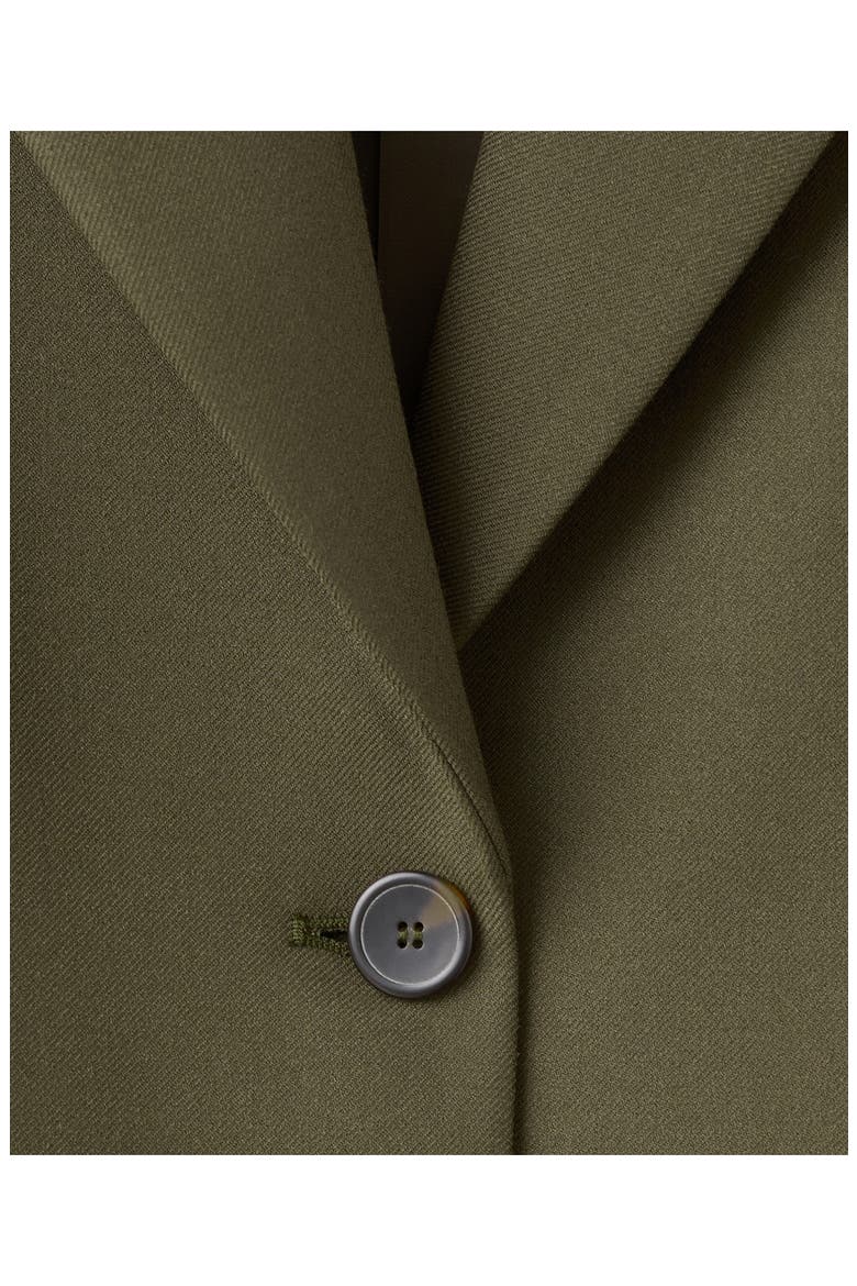 Notch Collar Blazer, Alternate, color, KHAKI GREEN