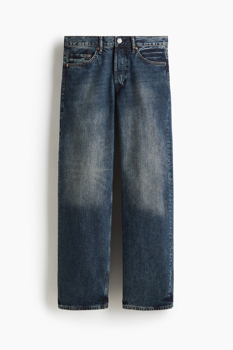 Loose Straight Jeans, Alternate, color, Denim blue