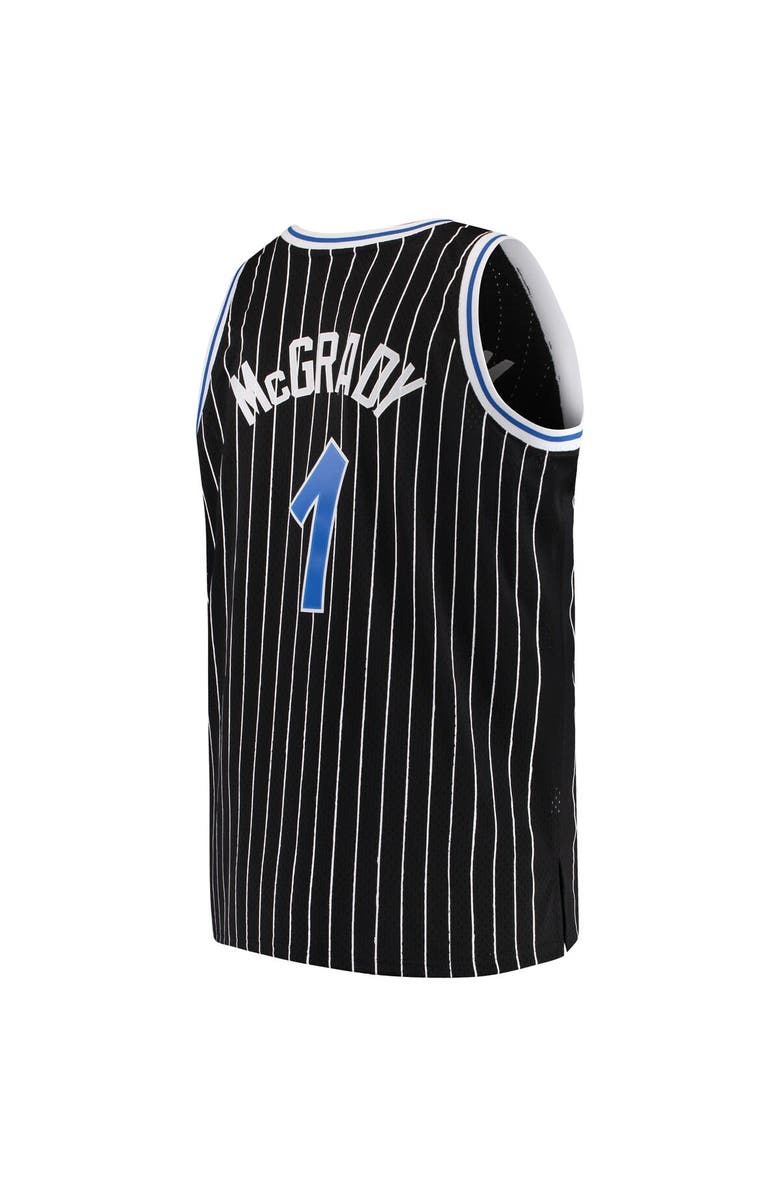 Mitchell & Ness Men's Mitchell & Ness Tracy McGrady Black Orlando Magic 2003/04 Big & Tall Hardwood Classics Swingman Jersey, Alternate, color, 