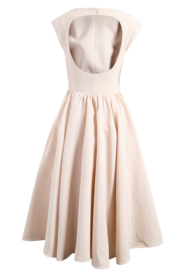 debutante open back satin midi dress House Of CB Debutante Satin Midi Dress
