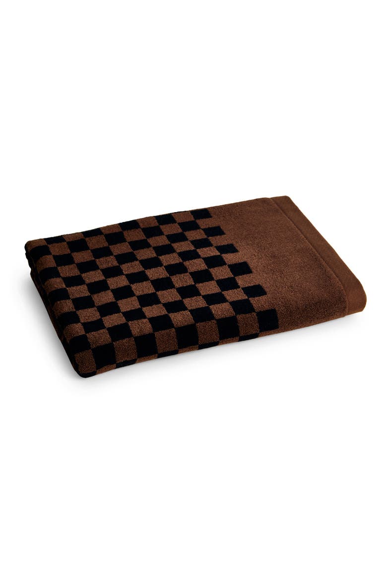 Roman Organic Cotton Pool Towel, Main, color, BLACK