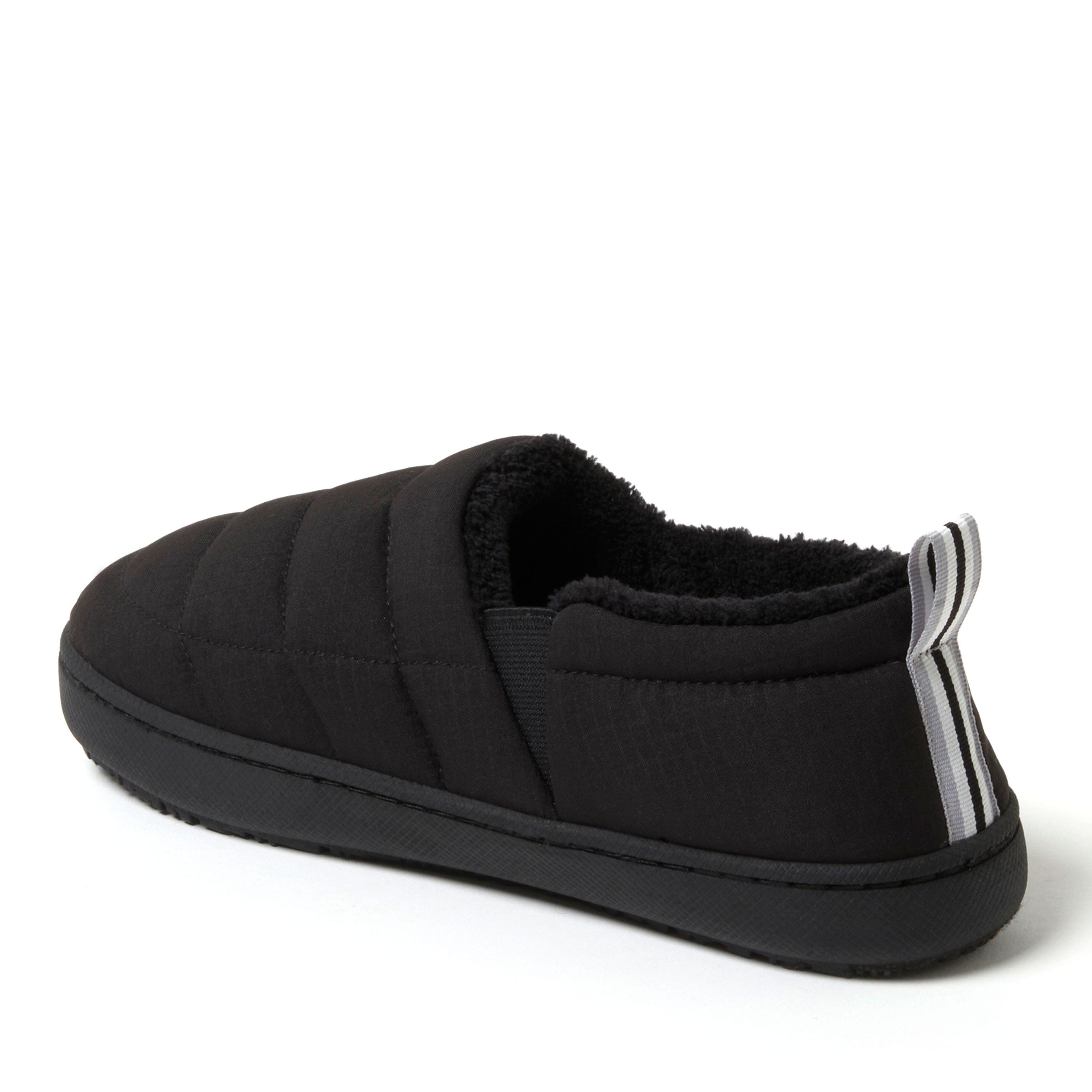 DEARFOAMS Fern Ripstop Closed Back Slipper, Alternate, color, Black