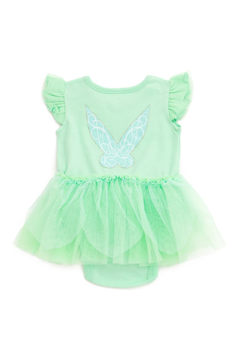 Peter Pan Tinker Bell Cosplay 2-Piece Tutu Bodysuit and Headband Set, Alternate, color, Mint Tinker Bell