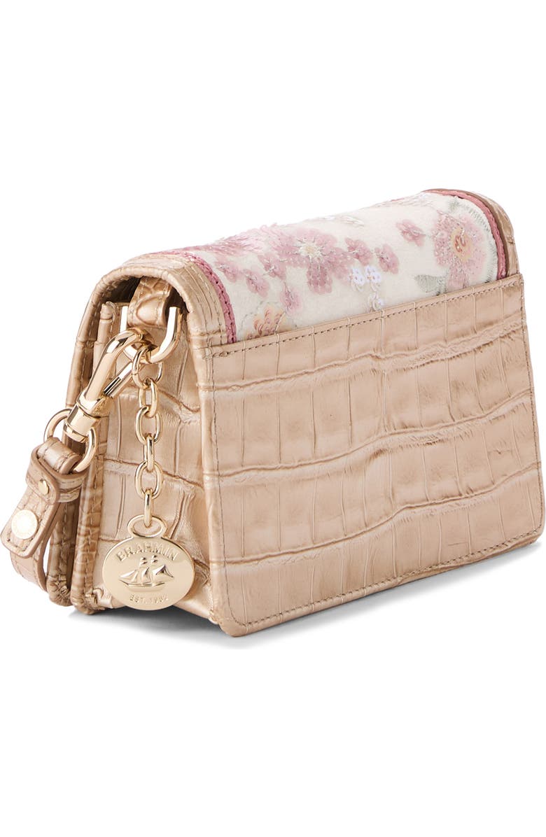 Brahmin Minuette Convertible Leather Crossbody Bag, Alternate, color, Beige Multi Whimsy
