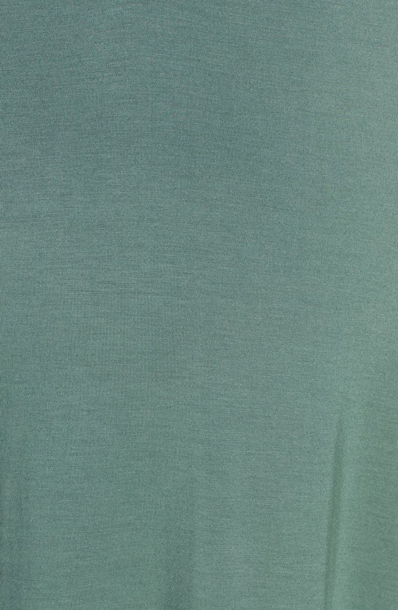 Nesting Olive Solid Maternity/Nursing Nightshirt, Alternate, color, 