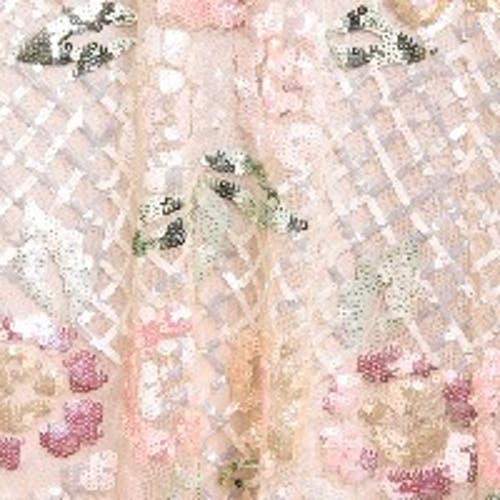 Needle & Thread Rosalie Short Sleeve Ballerina Dress In Multi