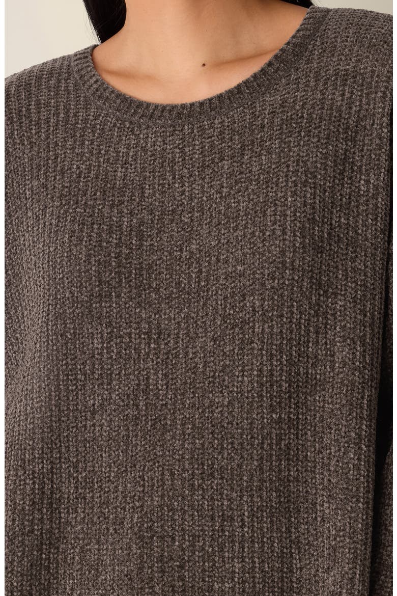 Chenille Rib Sweater, Alternate, color, RYE