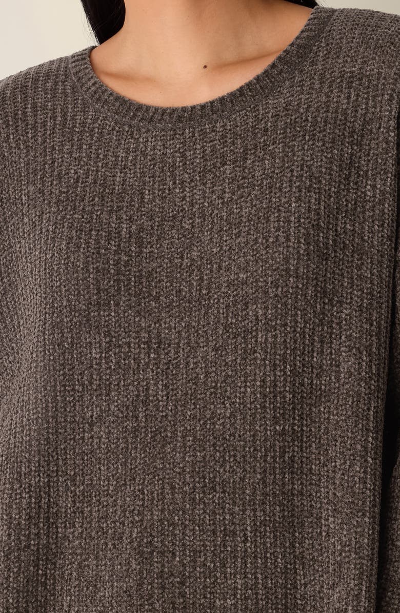 Eileen Fisher Chenille Rib Sweater, Alternate, color, Rye