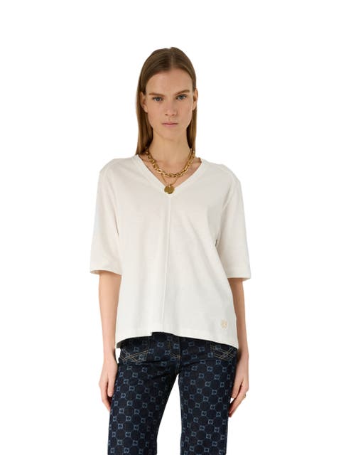 Marisa V-Neck Short Sleeve T-Shirt