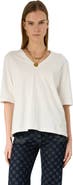 GERARD DAREL Marisa V-Neck Short Sleeve T-Shirt