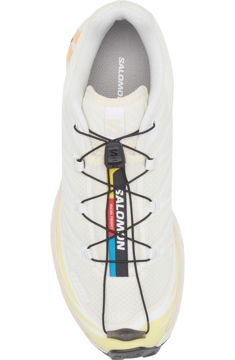 Salomon Gender Inclusive XT-6 Sneaker, Alternate, color, Vanilla Ice