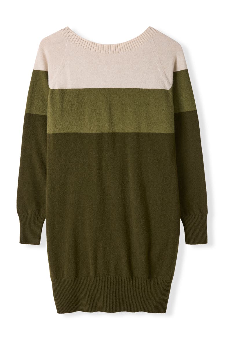 Supersoft Slouch Dress, Alternate, color, Khaki Colourblock