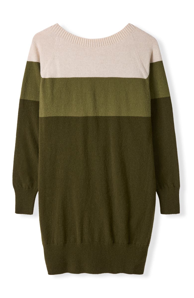 Celtic & Co. Supersoft Slouch Dress, Alternate, color, Khaki Colourblock